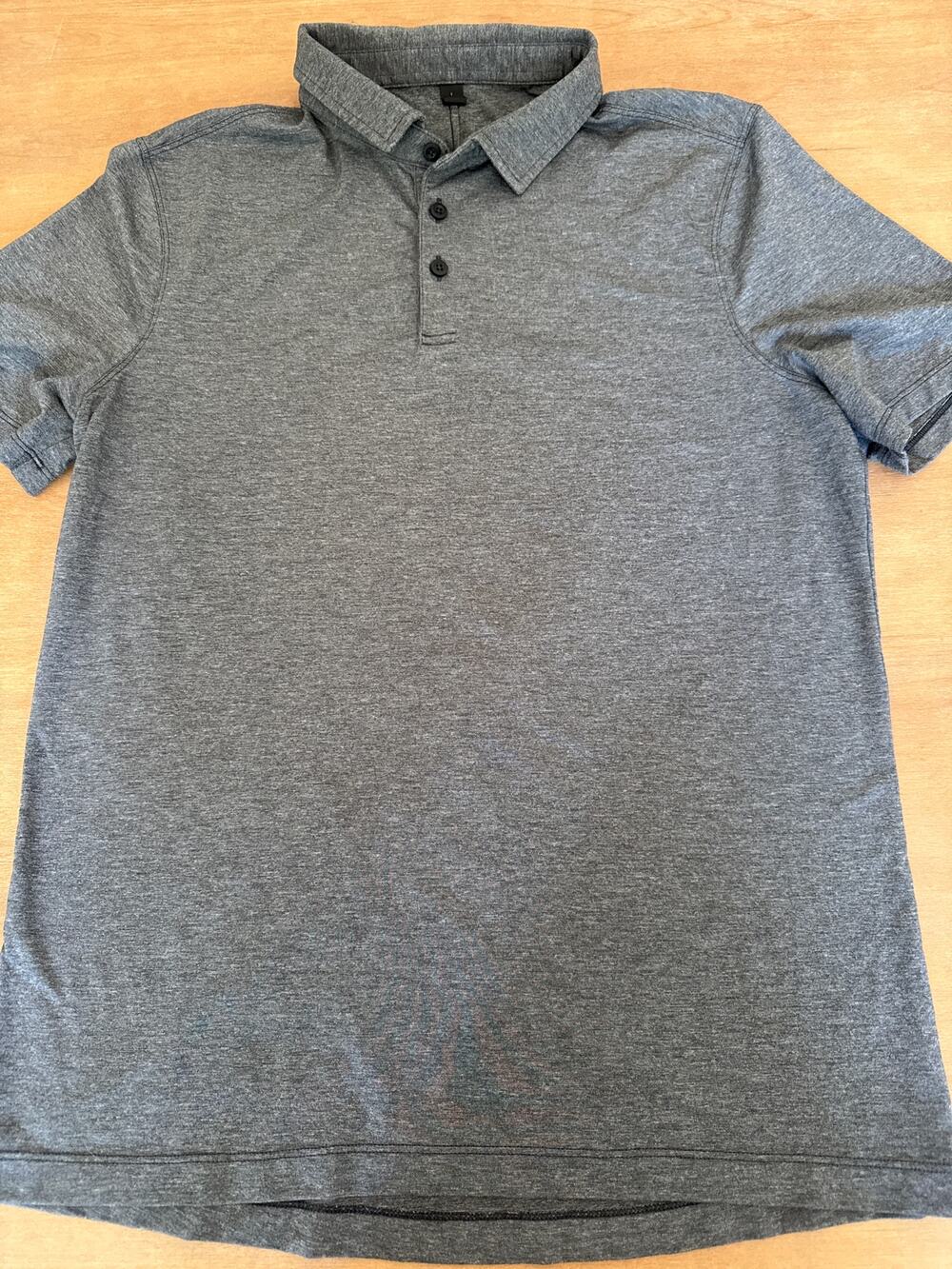 Lululemon Men’s Polo Gray Heather Large